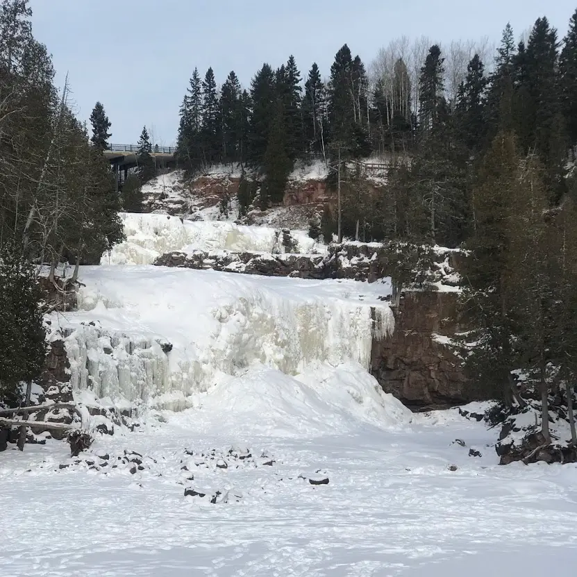 gooseberry-falls in the winter