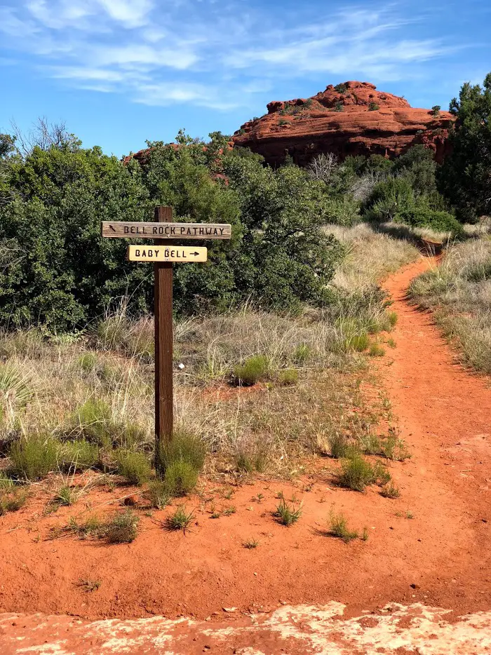 trailhead to baby bell in sedona arizona