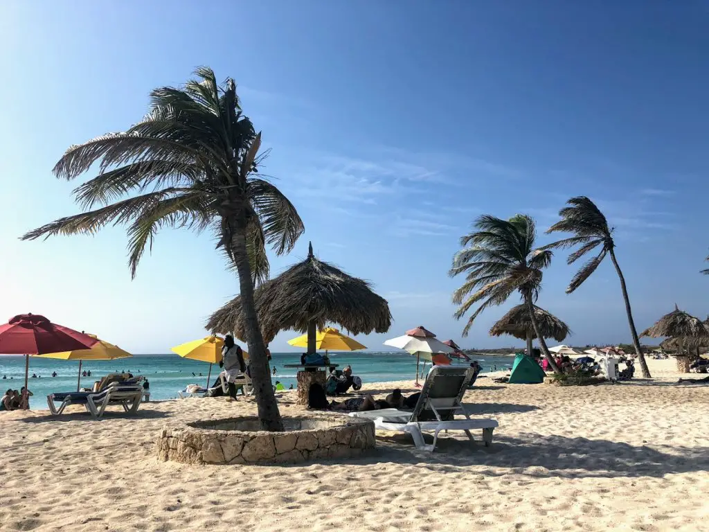 aruba beach after saving to travel 
