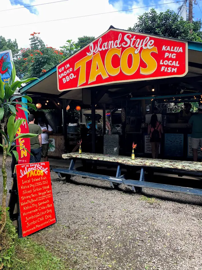 island style tacos nahiku marketplace on road to hana