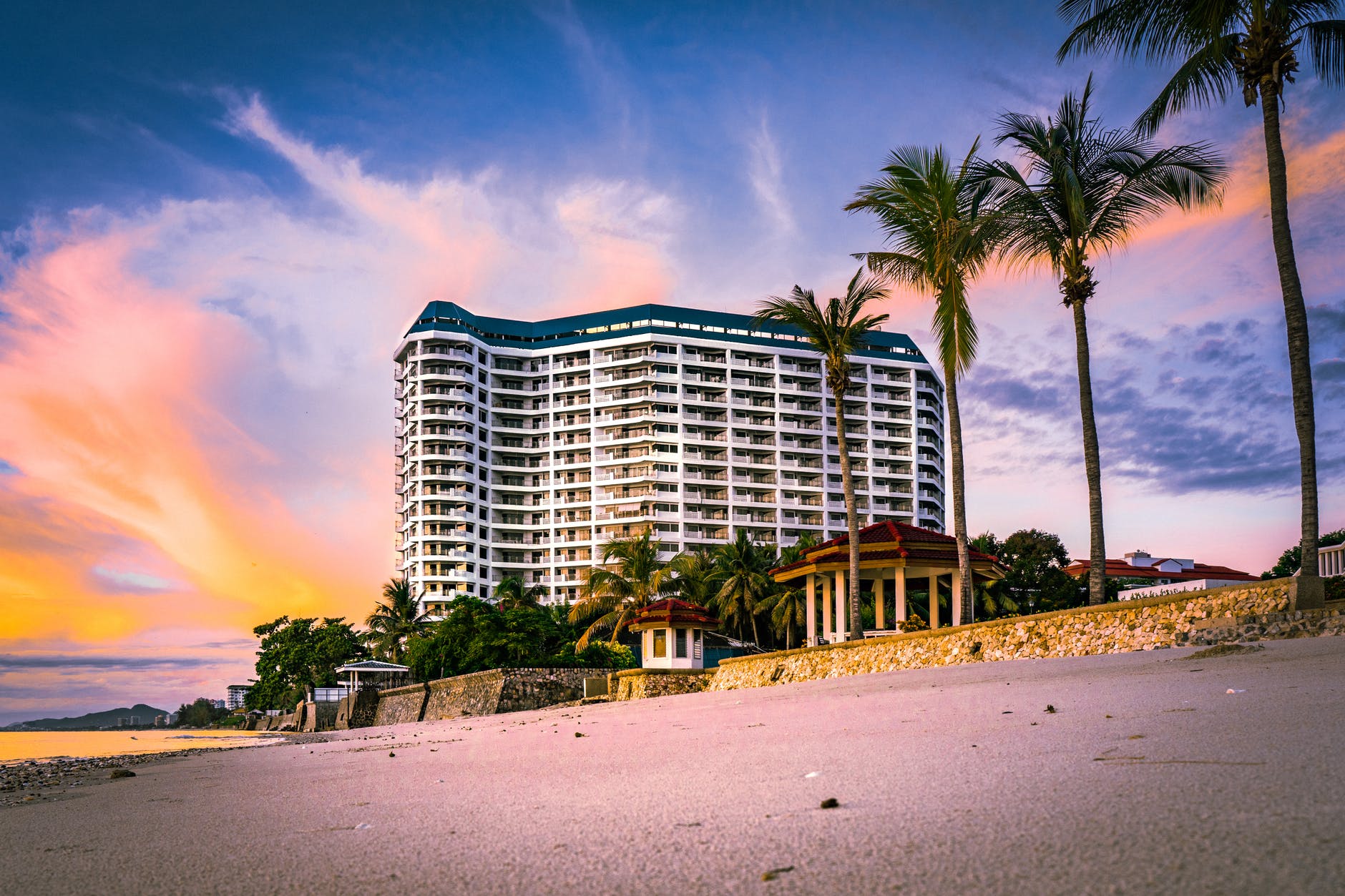 hotel on the beach