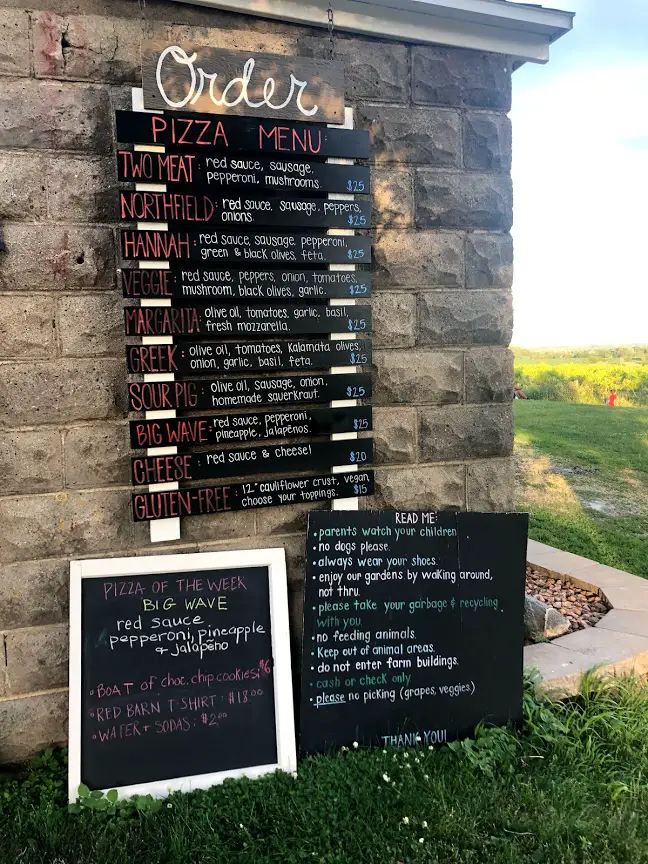 red barn farm menu