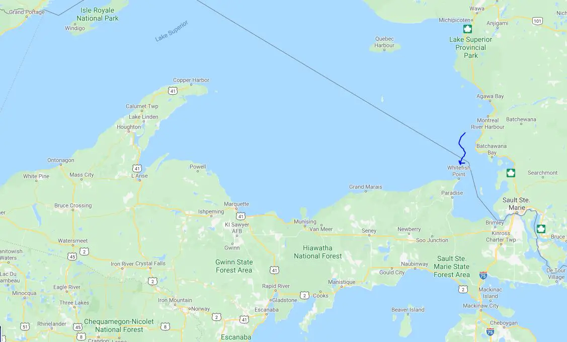 One Day in Paradise, Michigan - Little Blue Backpack