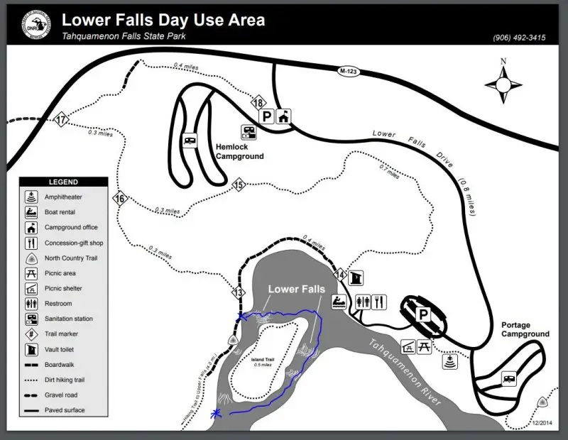 One Day in Paradise, Michigan Little Blue Backpack