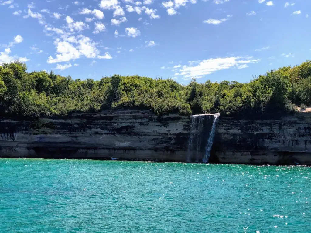 spray falls pictured rocks tour munising