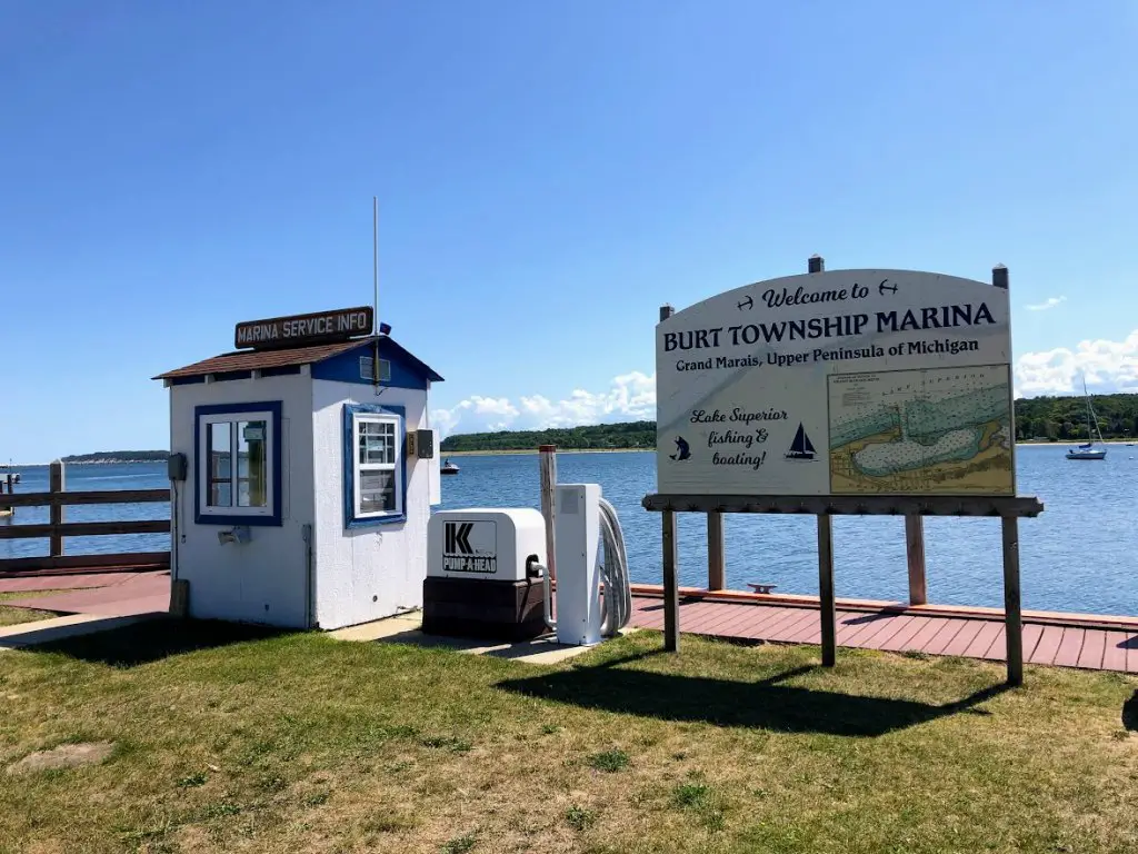 burt township marina