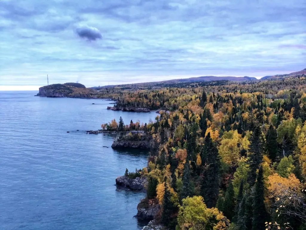 tettegouche state park during minnesota fall