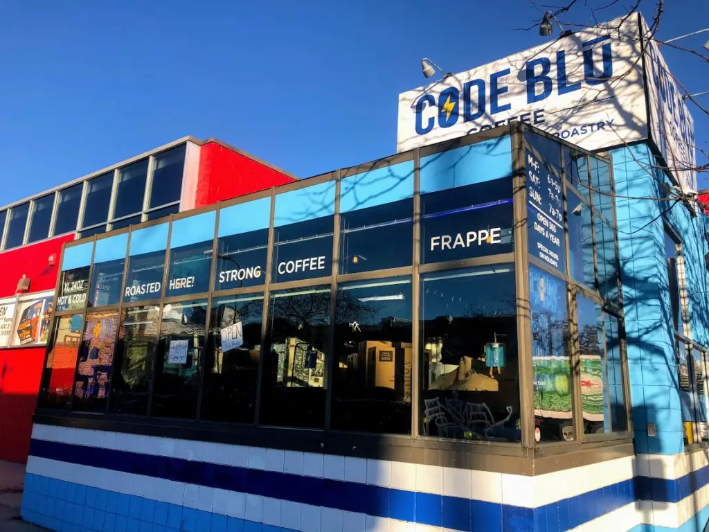 I-94 in Minnesota Code Blu Coffee