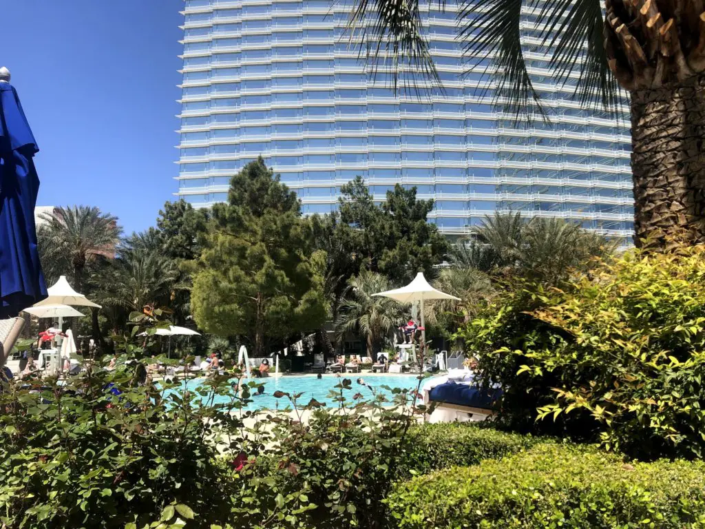 pool at the aria in las vegas