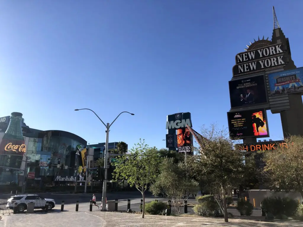 new york new york sign in las vegas