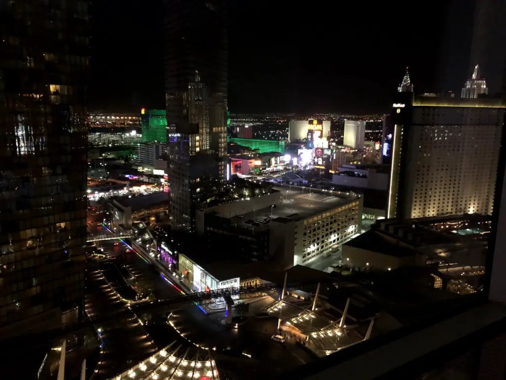 las vegas strip at night