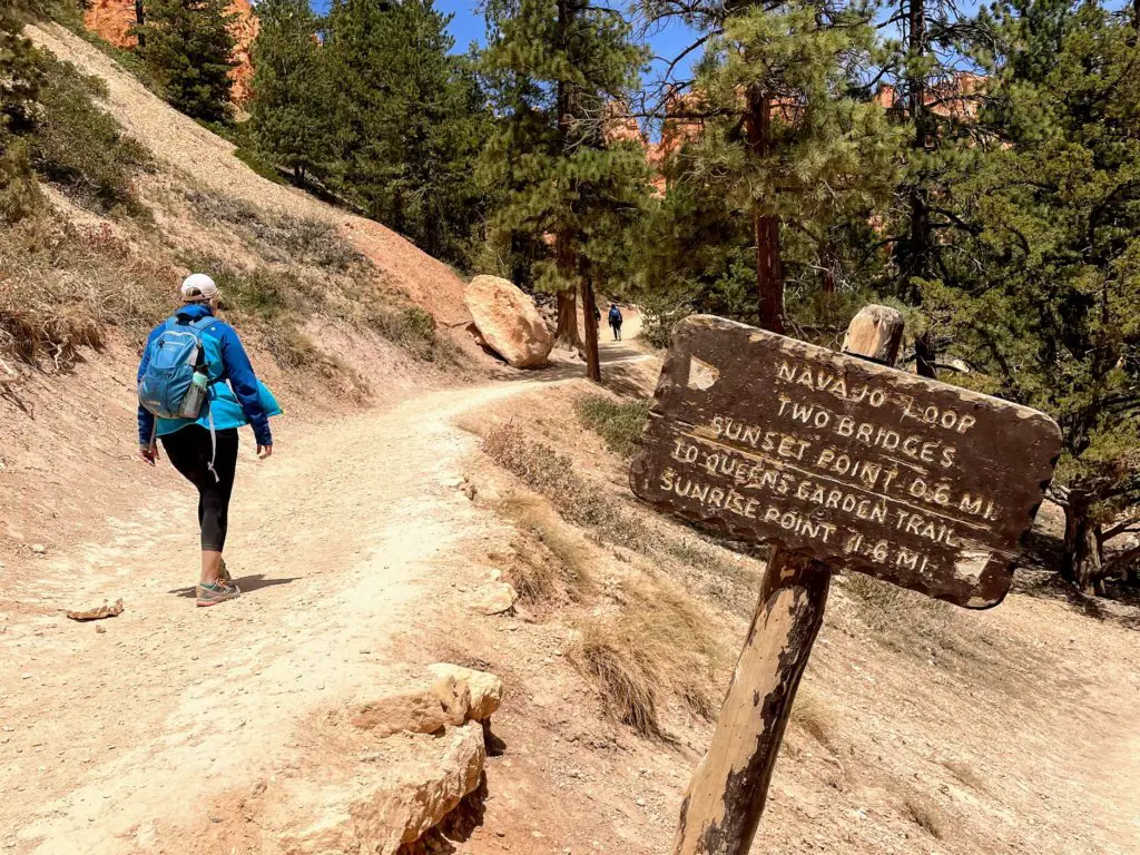 navajo loop or queens garden trail