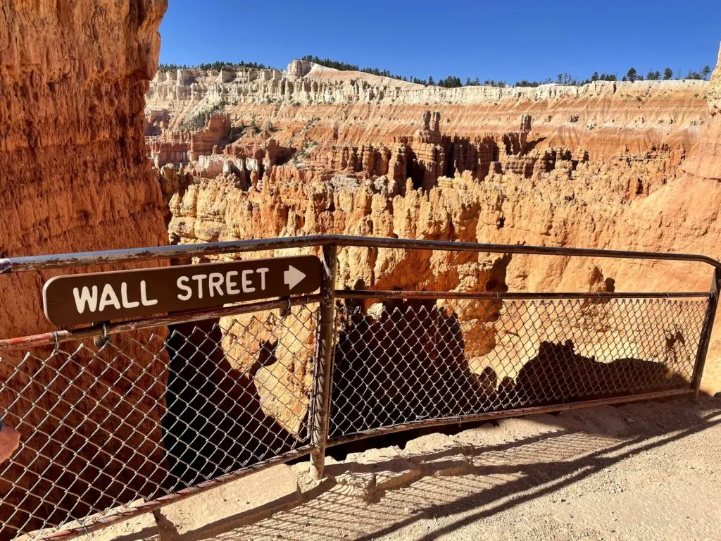 wall street at bryce