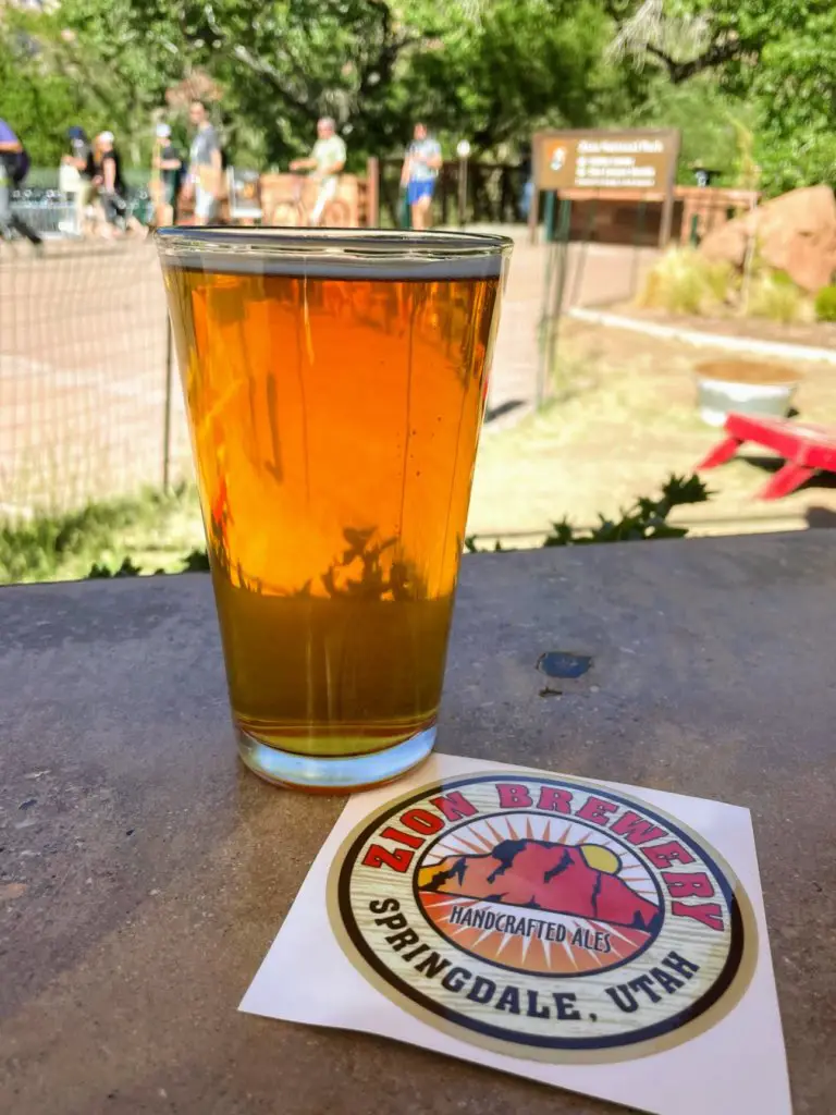 zion brew pub at the national park
