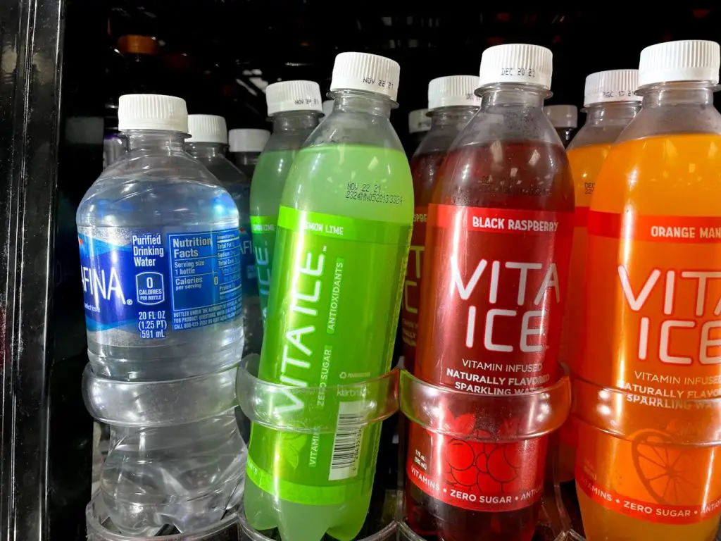 vita ice in gas station cooler