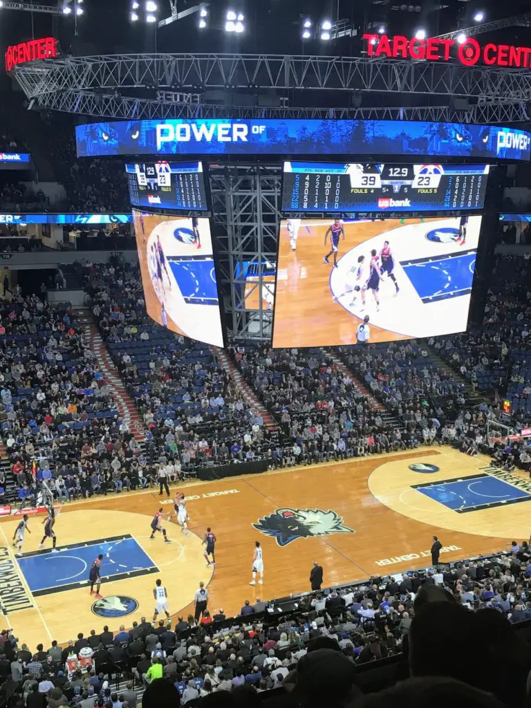 minnesota timberwolves target center