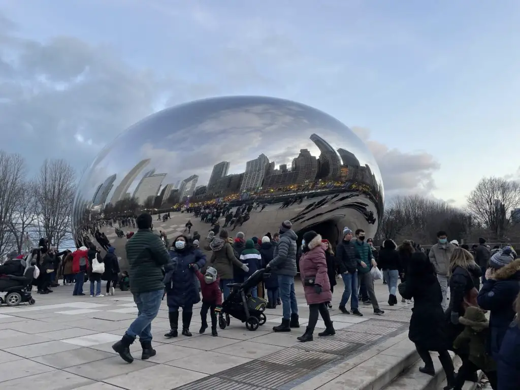 one day in chicago the bean