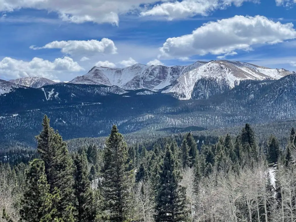 Pikes Peak on Ring the Peak and Limber Pines Trail