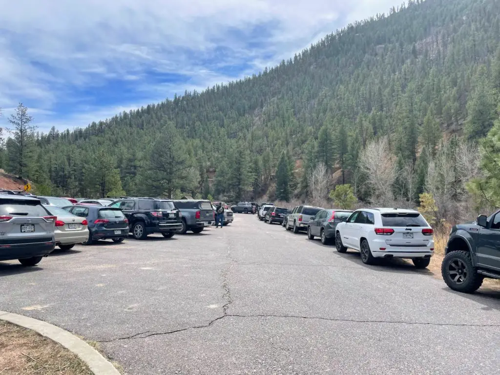 cheeseman canyon parking lot