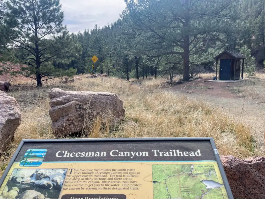 cheeseman canyon trailhead