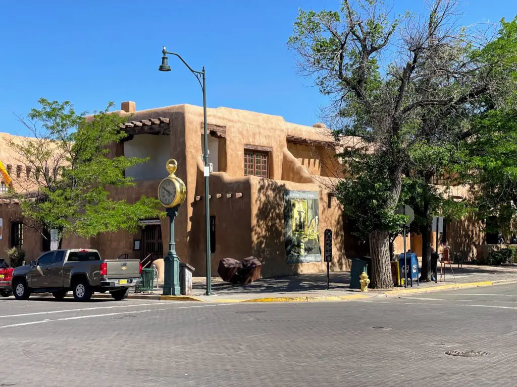 santa fe adobe buildings