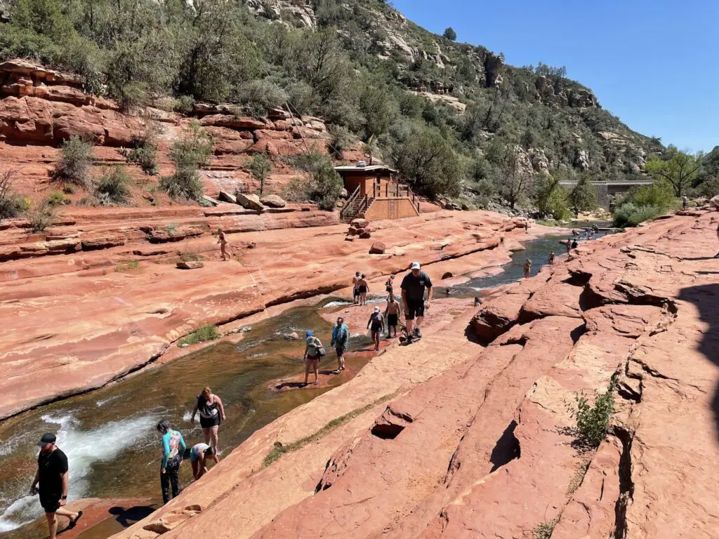 weekend in sedona slide rock