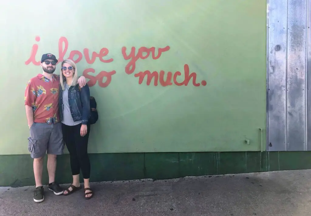 i love you so much mural