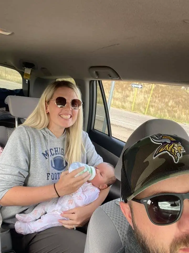 road trip with newborn