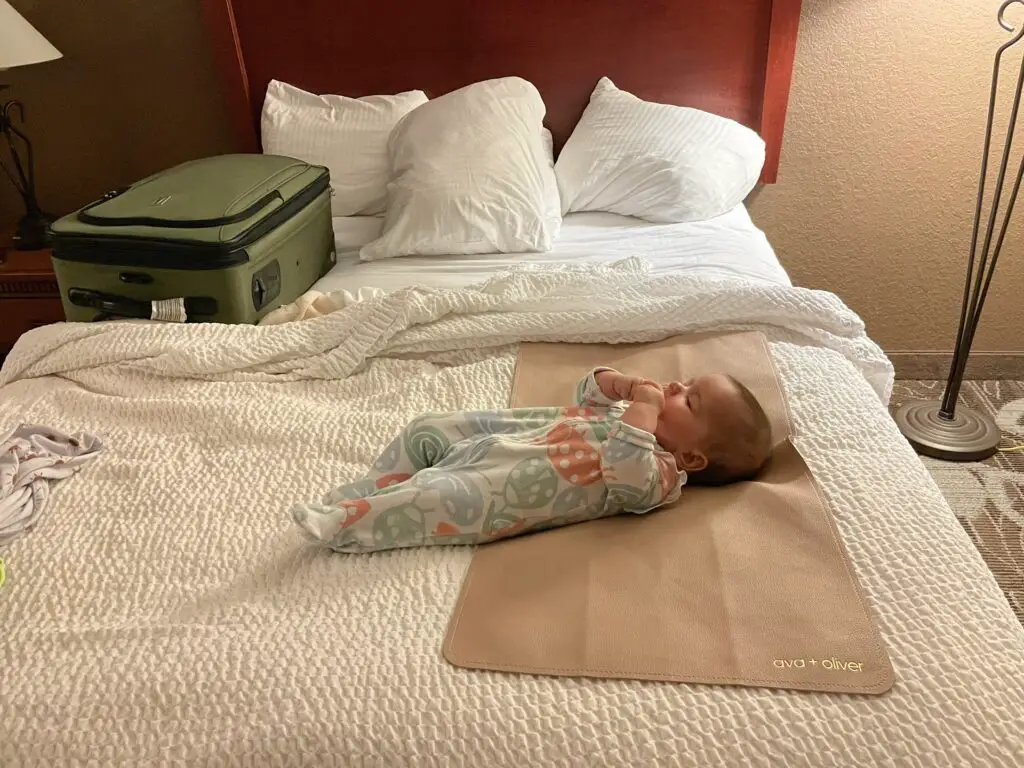 hotel with a baby
